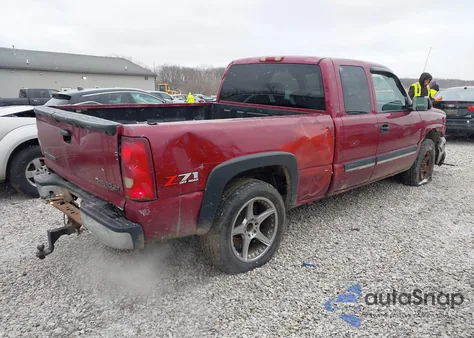 2004 Chevrolet Silverado 1500 Z71 z USA, uszkodzony, nr VIN 2GCEK19TX41247653